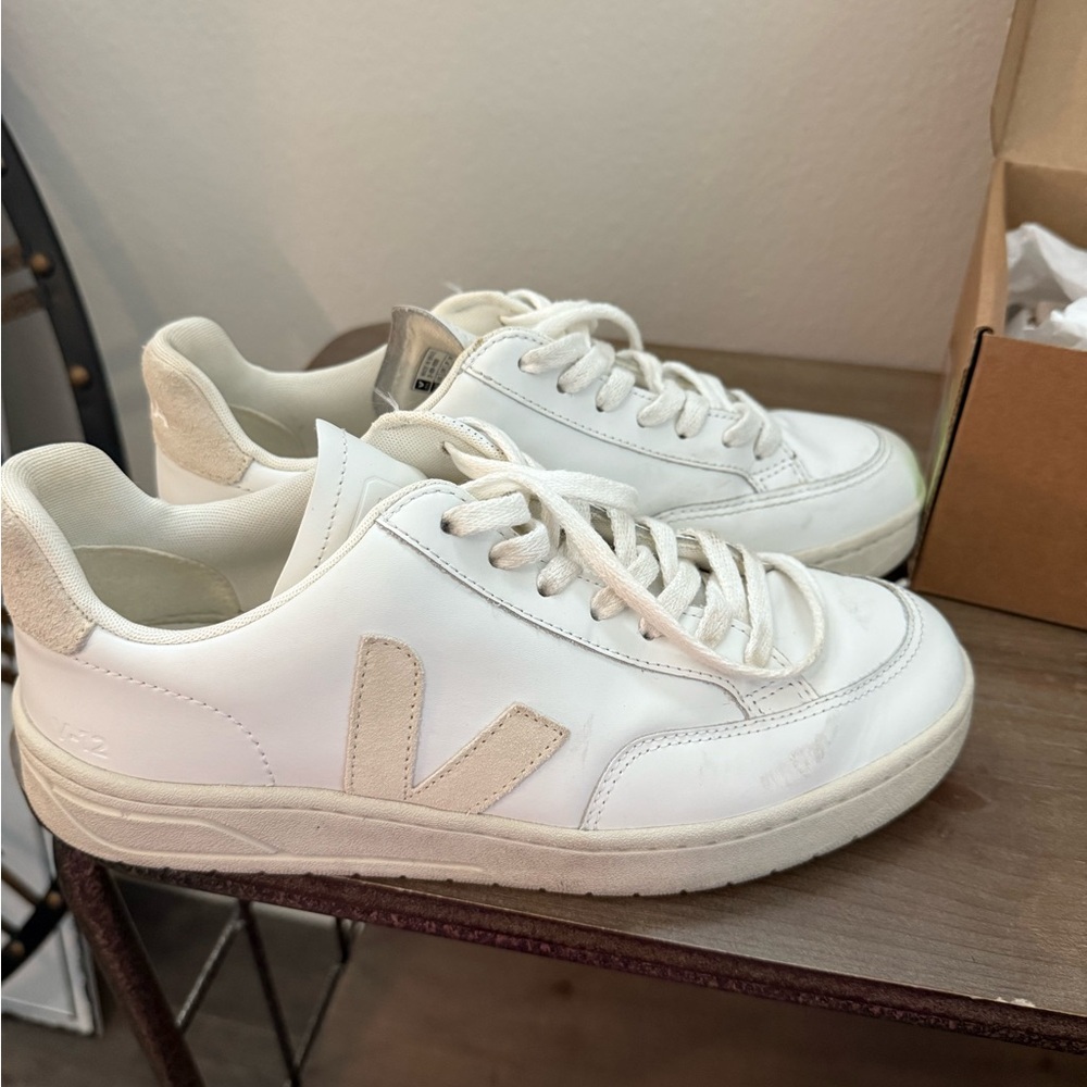 Veja V-12 White Sneakers